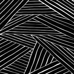 White and black vector. Grunge background. Abstract brush pattern. - 372369844