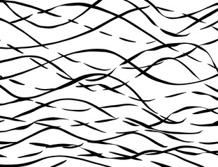 White and black vector. Grunge background. Abstract brush pattern. - 372370057