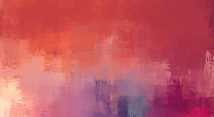 Background with crossed wild brush strokes. Colorful and vibrant illustration. Painted art. Creative abstract painting.