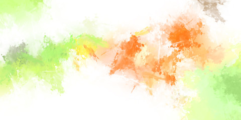 Brushed Painted Abstract Background. Brush stroked painting. Strokes of paint. 2D Illustration.