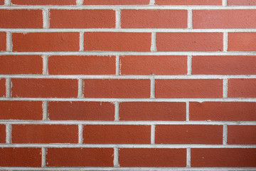 Red brick wall background high-resolution texture