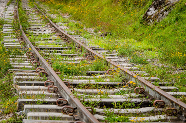 Suesca Cundinamarca, antigua via del ferrocarril en suesca Cundinamarca