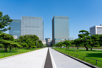 東京丸の内の風景
