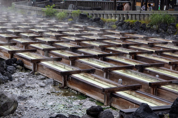 群馬　草津温泉の湯畑
