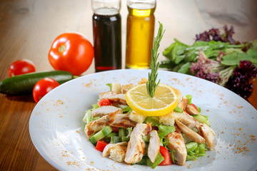 chicken salad food photography for cafes and restaurants