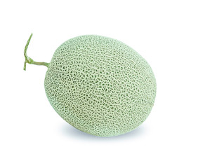 cantaloupe melon isolated on white background