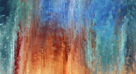 Obraz na płótnie Canvas Modern art. Colorful contemporary artwork. Color strokes of paint. Brushstrokes on abstract background. Brush painting. Unique wall art.