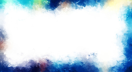 Modern art. Brushed Painted Abstract Background. Brush stroked painting. Strokes of paint. 2D Illustration.´