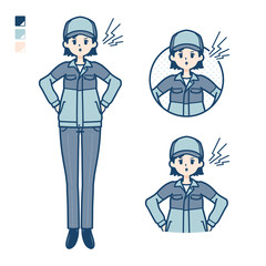 simple delivery woman_anger