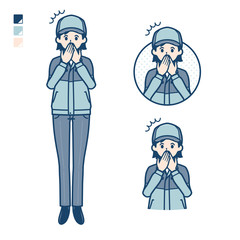 simple delivery woman_Accident