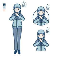 simple delivery woman_Cross-with-arms