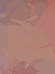 2D illustration of colorful brush strokes. Decorative texture painting. Vibrant paint pattern backdrop. Chaotic brushstrokes painting.