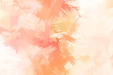 Abstract background of colorful brush strokes. Brushed vibrant wallpaper. Painted artistic creation. Unique and creative illustration.