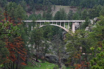 Fototapeta premium bridge in the mountains