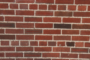 Red and Brown old brick wall background