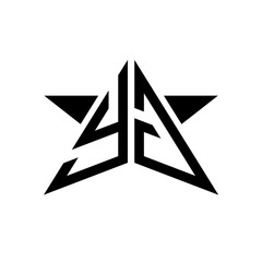 Initial Star Monogram Logo YG