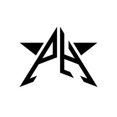 Initial Star Monogram Logo PH