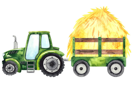 Watercolour Tractor Images – Browse 919 Stock Photos, Vectors, and Video |  Adobe Stock