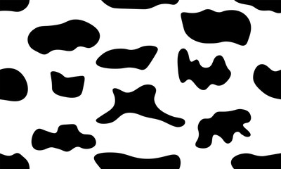 Cow skin print seamless pattern vector graphics Cow Skin Background Graphics for ads