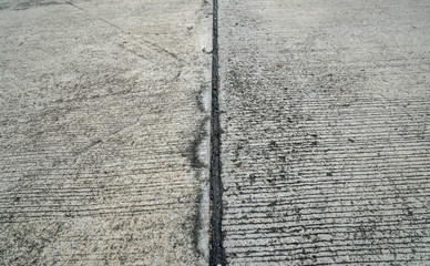 Obraz premium close up rough concrete street texture