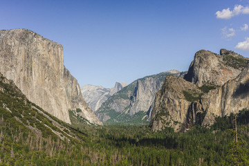 mountain landscape with blue sky