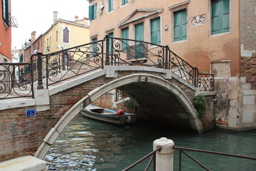 Fototapeta na wymiar Scene in the city of Venice, Italy.