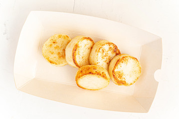 ricotta pancakes with sour cream