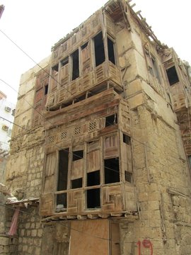 Coral Houses in Al-Balad, the Ancient Heart of Jeddah, Saudi Arabia