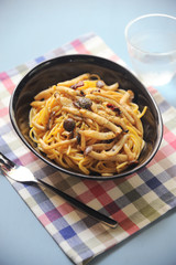 きのこの和風スパゲッティ