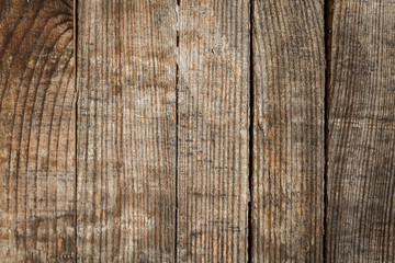 Fototapeta premium Textured wooden background. Rough wall surface. Country style in the interior. Aged wood. Wooden splash screen. Shabby painted boards. Sawmill theme.