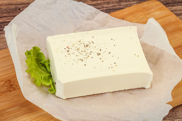 Greek cheese feta, still-life