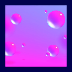 Abstract Fluid 3D Background with Liquid Modern Shapes . Isolated Vector Elements 