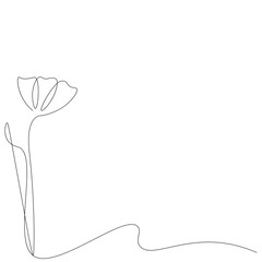 Flower background summer design, vector illustration