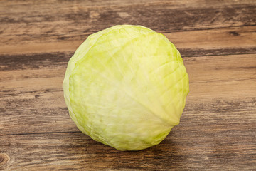 Fresh ripe cabbage ready for cooking