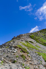 【北アルプス・立山】 雄山 登山道