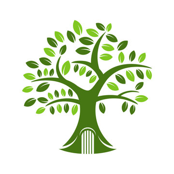 tree house creative logo concept