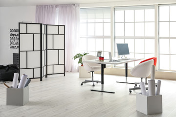 Interior of comfortable modern office