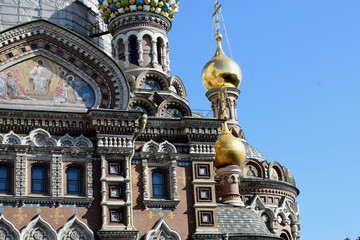 Obraz premium domes of the church