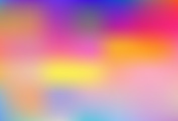 Light Multicolor vector blurred bright pattern.