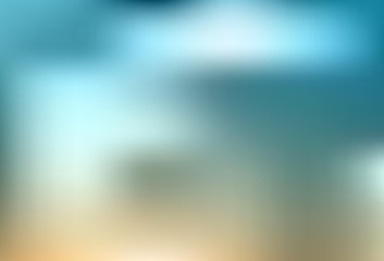 Light Blue, Yellow vector background with bent lines.