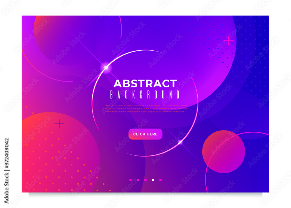 Poster abstract fluid 3d background with liquid modern shapes . isolated vector elements