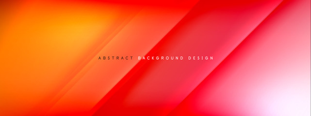 Motion concept neon shiny lines on liquid color gradients abstract backgrounds. Dynamic shadows and lights templates for text