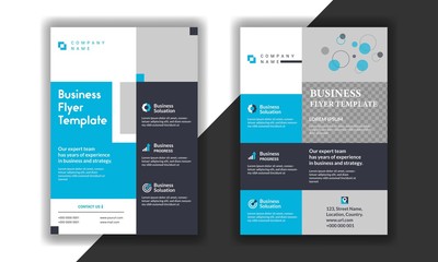 Flyer design, poster, brochure, cover design layout space for photo background, template in A4 size	