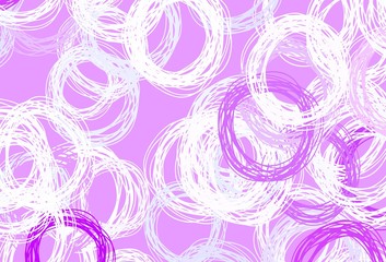 Light Blue, Red vector background with spots.