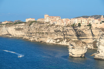 Fototapeta na wymiar Bonifacio at island Corsica