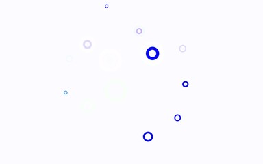 Light Multicolor vector template with circles.