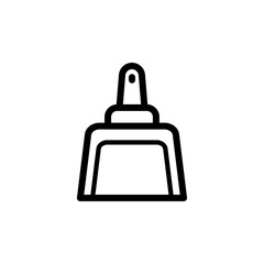 dustpan icon vector symbol template