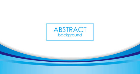 blue abstract background banner template  isolated on white 