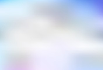 Light Pink, Blue vector blurred shine abstract template.