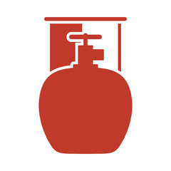Obraz premium Icon Of Camping Gas Container